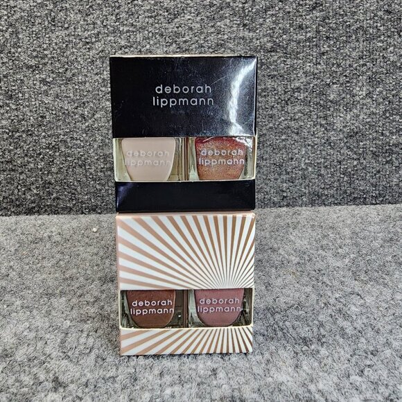 4 Deborah Lippmann Nail Polish 0.27 fl.oz. Mini Pink Glitter Modern Love - Picture 1 of 9